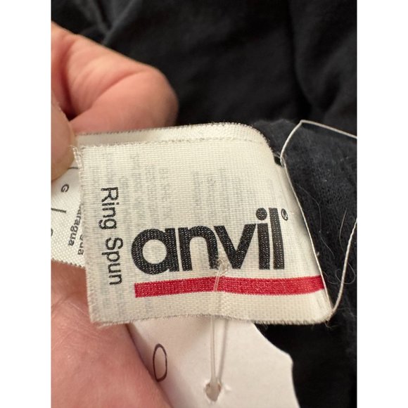 Anvil Ring Spun Bill Murray Santa Holiday TShirt Lg Black Cotton - Picture 7 of 16